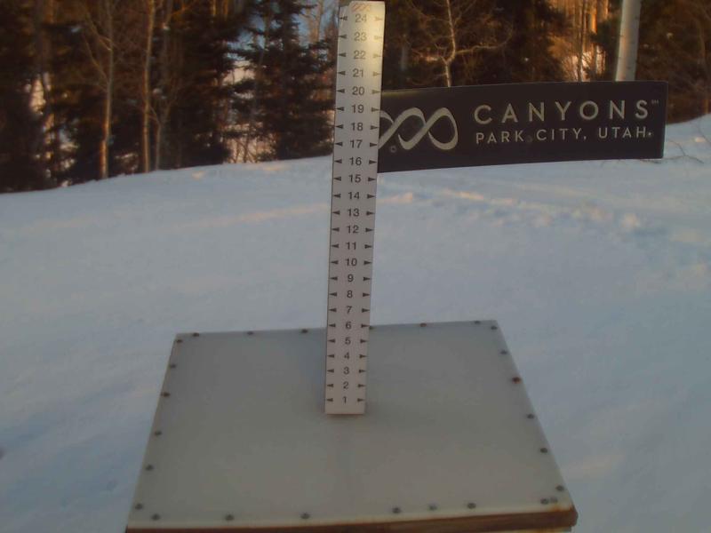 Canyons Snow Stake (8,600ft)