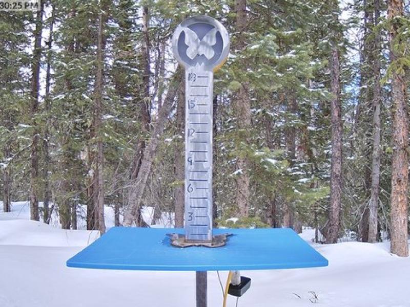 Snow Stake (cleared At 530am)