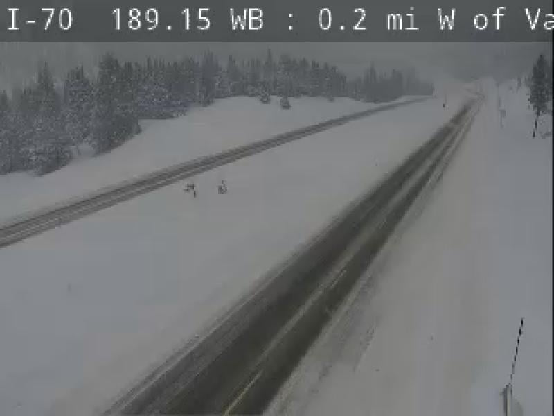 I-70 Vail Pass Looking West