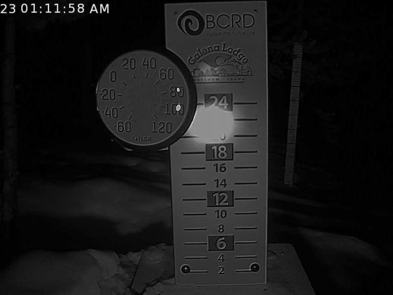 Snow Stake And Temp Cam